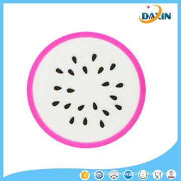 Fruit Cup Mats Novelty Jelly Color Silicone Super Cute Coasters